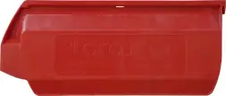 Ящик (лоток) пластиковый сплошной, 350x230x150 мм, 12.08 л, красный [5003]
