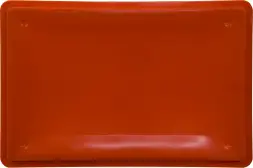 Ящик пластиковый сплошной Е1 (евроформат), 600x400x120 мм, 25 л, красный [205]